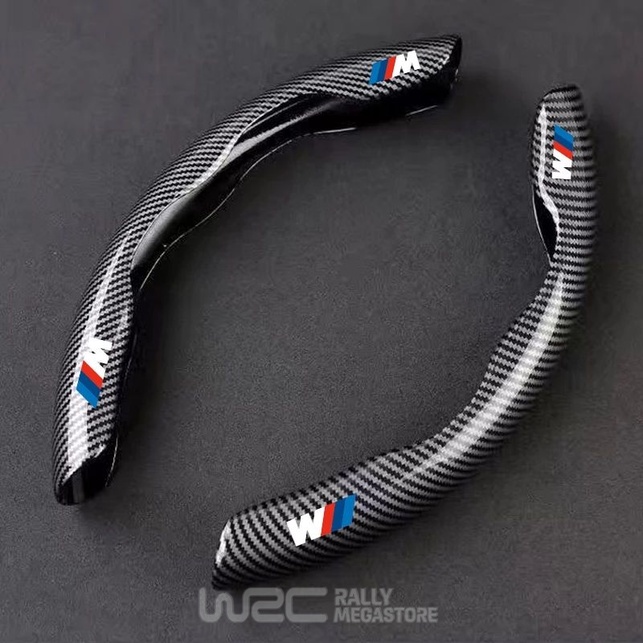 COUVRE VOLANT NOIR FIBRE DE CARBONE POUR BMW